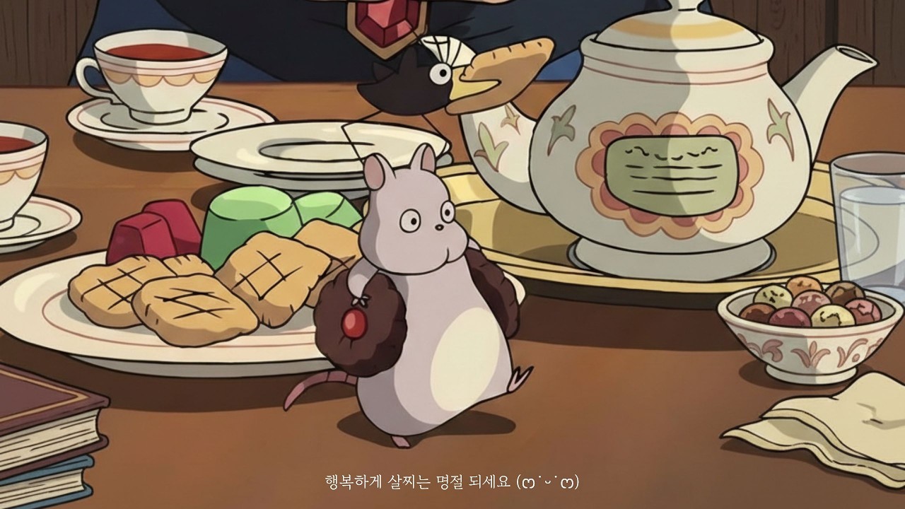 행복하게 살찌는 명절 되세요   ꒰ 가사없는 집중 음악 ꒱