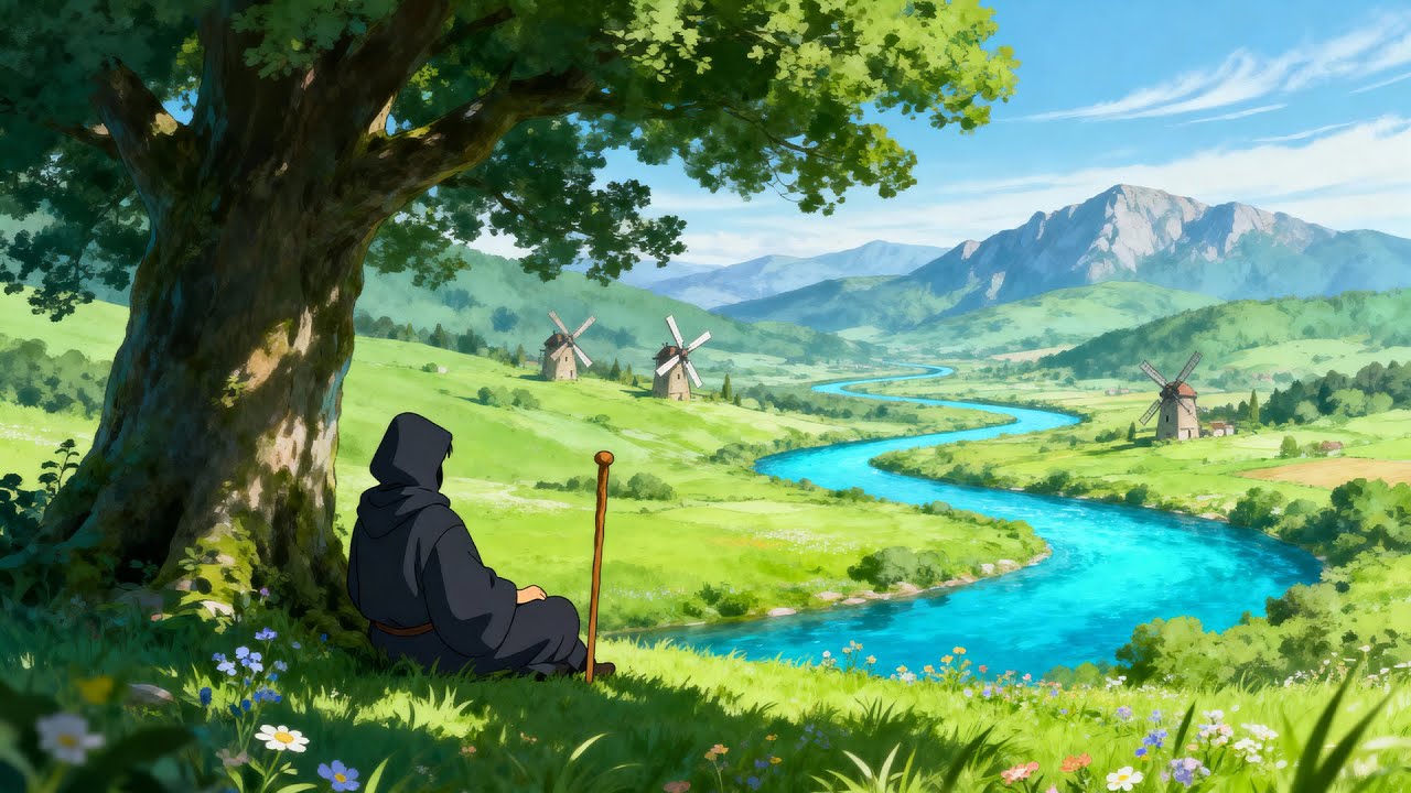 A Gentle Path for the Wandering Bard 🌿 Medieval Music for Study, Calm & Peaceful Focus