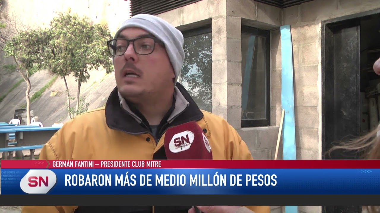 Robaron m&aacute;s de medio mill&oacute;n de pesos en el club Mitre. Corrientes y el r&iacute;o.