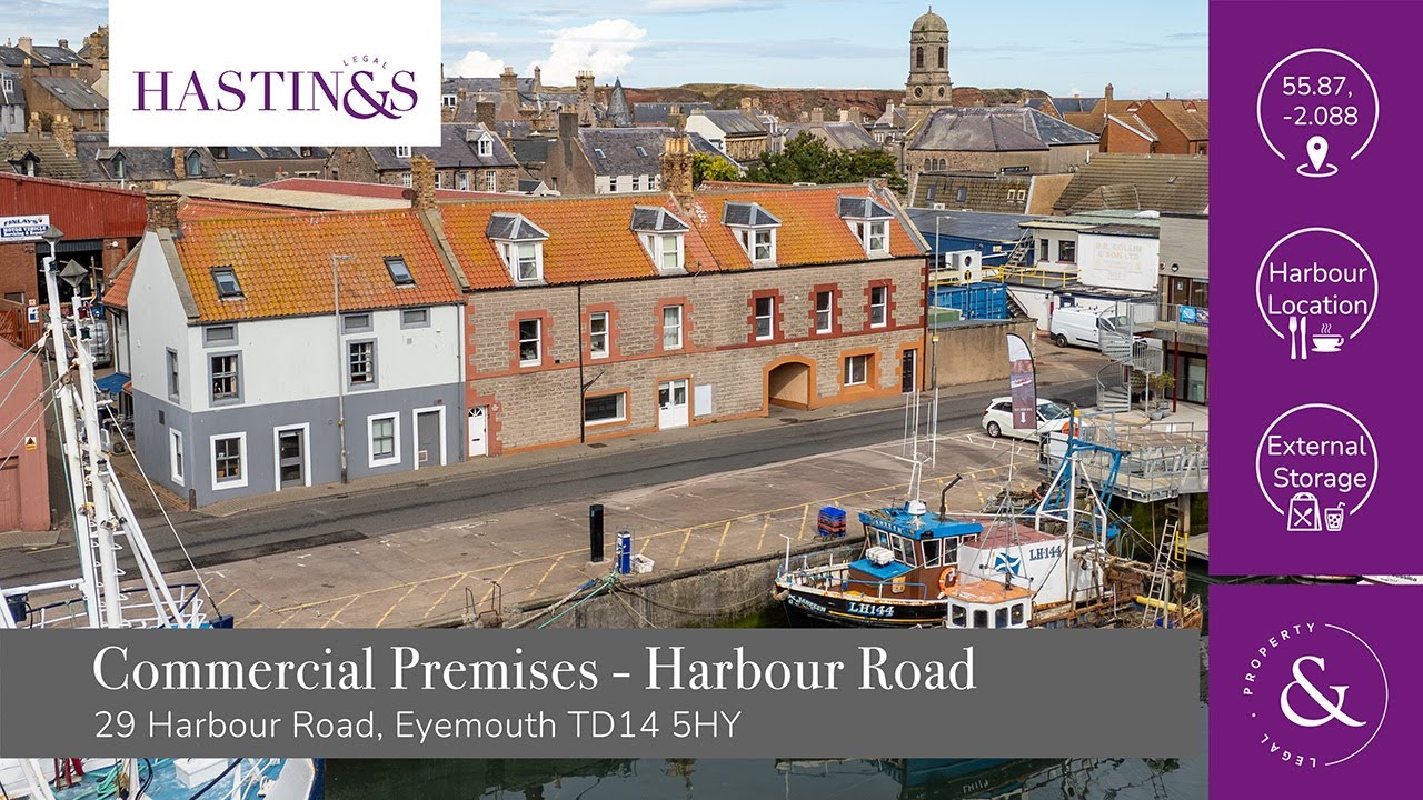 Commercial Premises, Harbour Road, 29 Harbour Road, Eyemouth TD14 5HY -  Video Tour