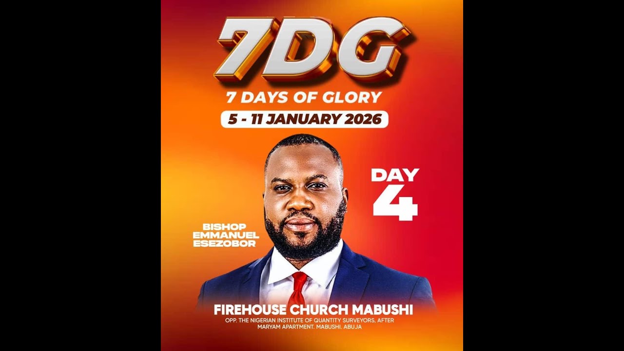 DAY 4 OF 7 DAYS OF GLORY || 8TH / 1 / 2026