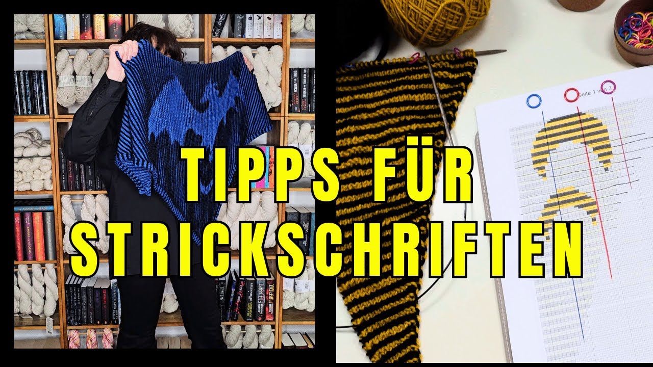 Schattenstricken - Hilfsmittel für Strickschriften - Teil 3