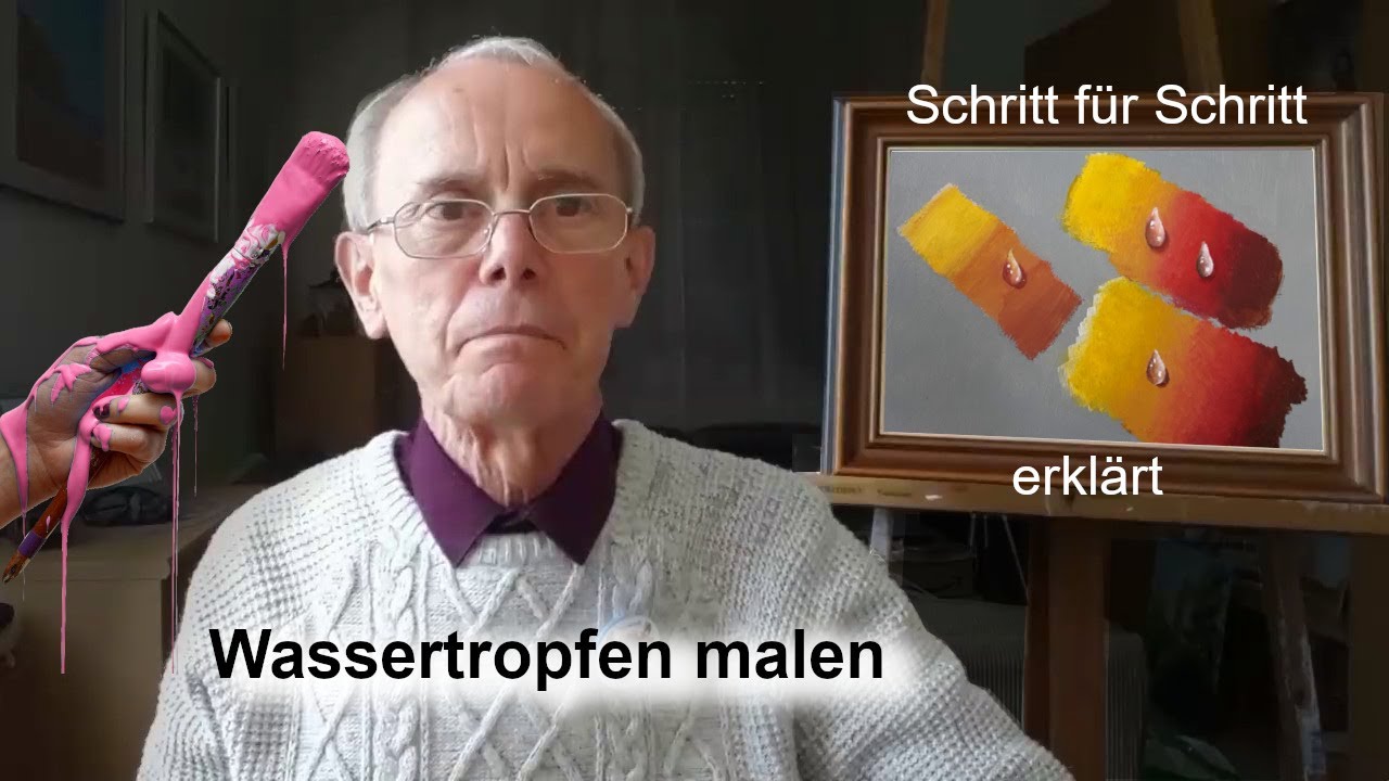 Schritt-für-Schritt: Wassertropfen malen