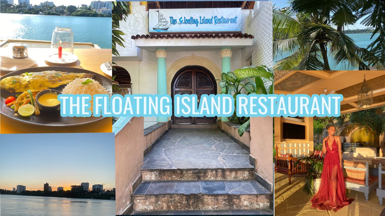 THE FLOATING ISLAND RESTAURANT MOMBASA // BEAUTIFUL SUNSET.