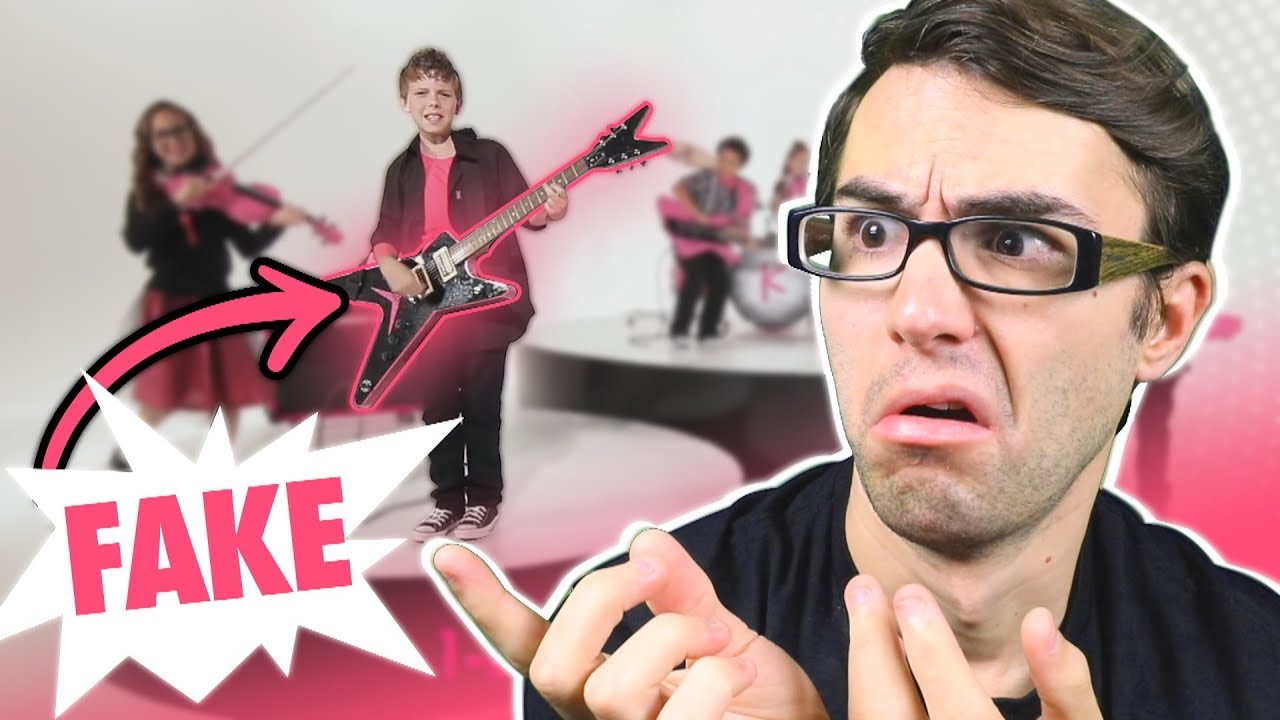 FAKE Guitarists in the Media... DO THEY THINK WE'RE IDIOTS!?