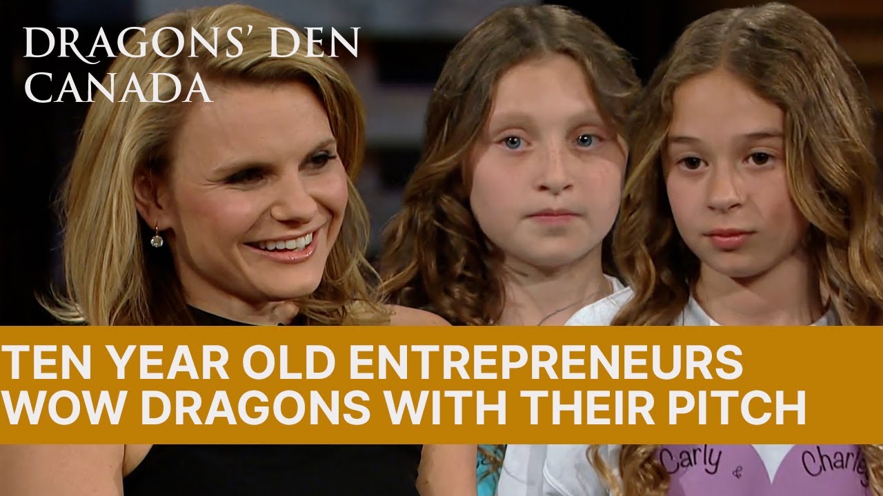 Ten Year Old Entrepreneurs Wow Dragons With Their Pitch | Dragons' Den Canada