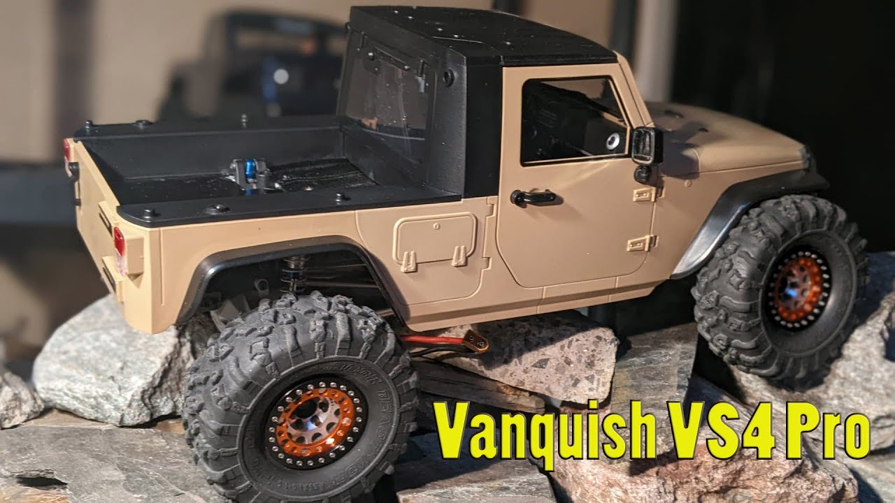 Vanquish vs4 pro new jeep wrangler body first test
