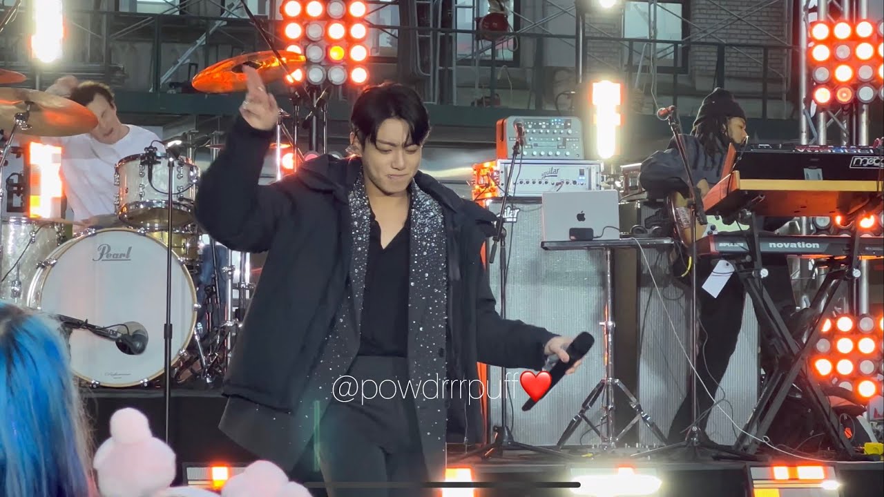 231108 - Standing Next To You 2nd Run (Soundcheck) - JUNGKOOK - TODAY Show Citi Concert - 4K 직캠 FANC