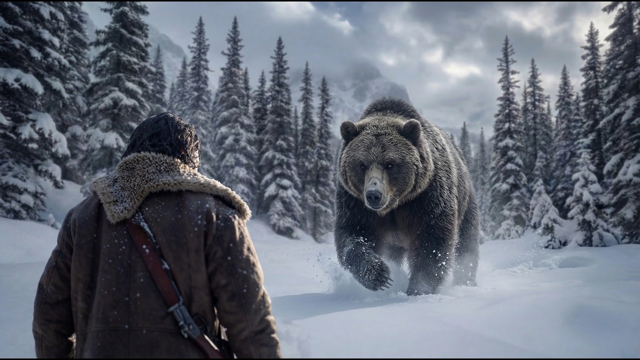 BLOOD IN THE SNOW | Brutal Wilderness Survival Trailer (Bear Attack) | Cinematic Short Film