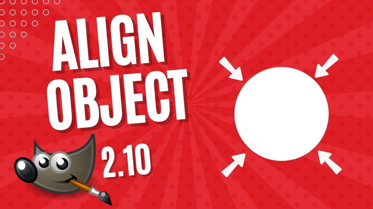 How to Align Object in Gimp - gimp alignment tool