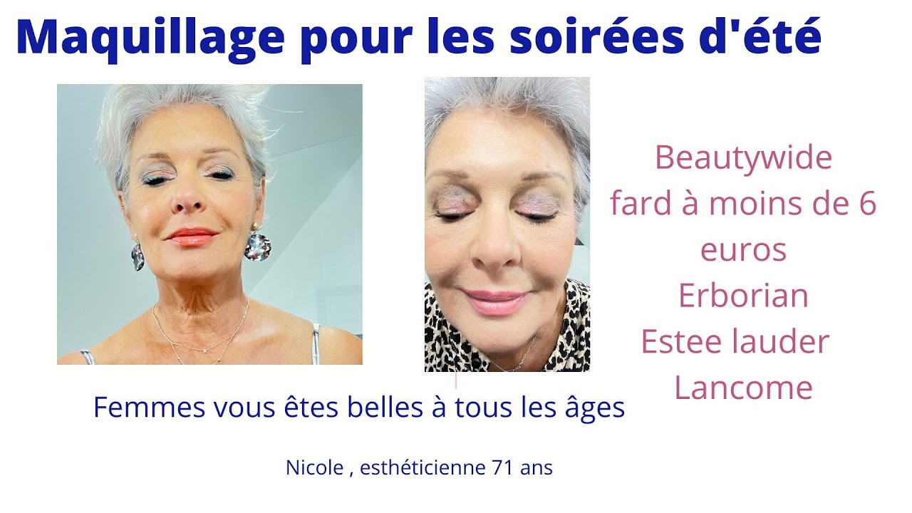 Deux maquillages rajeunissants pour les soirées d'été
