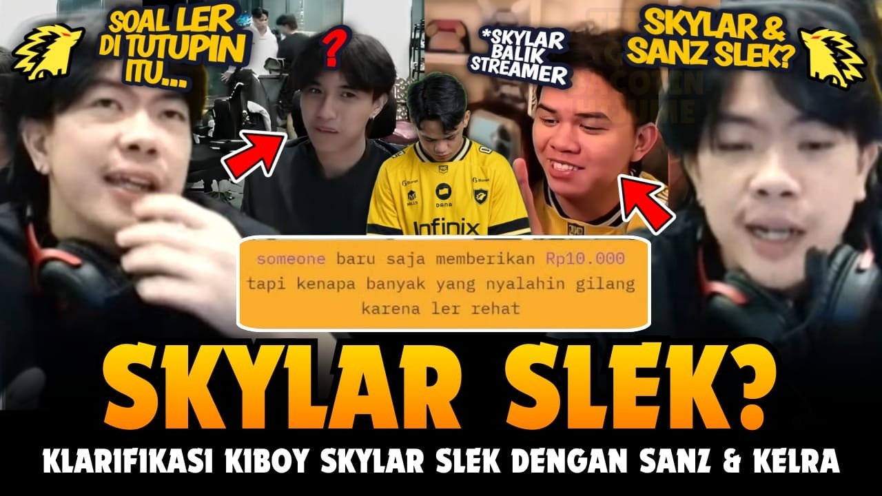 SKYLAR SLEK DENGAN SANZ & KELRA? KLARIFIKASI KIBOY SOAL RUMOR SKYLAR SLEK DENGAN SANZ DAN KELRA!