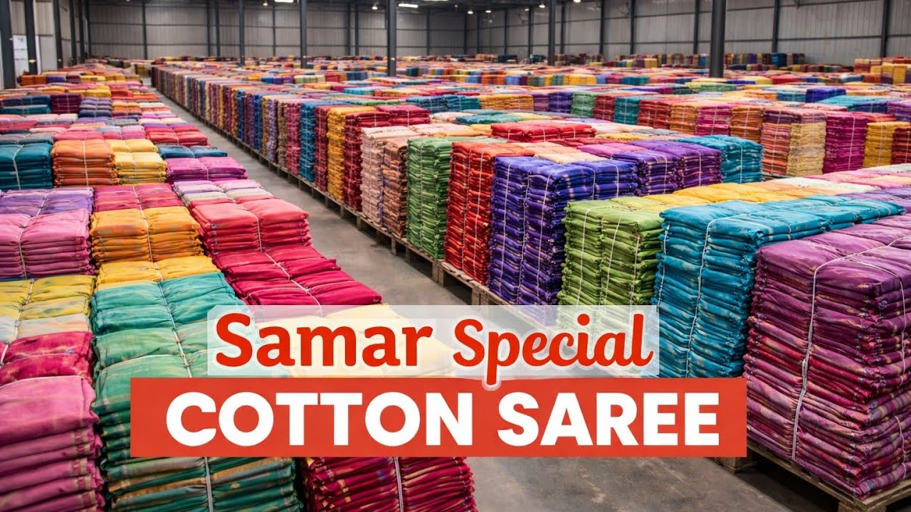 इन साड़ियों ने मचाई लूट 😱 सुपरफ़ास्ट बिक रहा है ये कलेक्शन 😍 | cotton Saree | Surat Saree