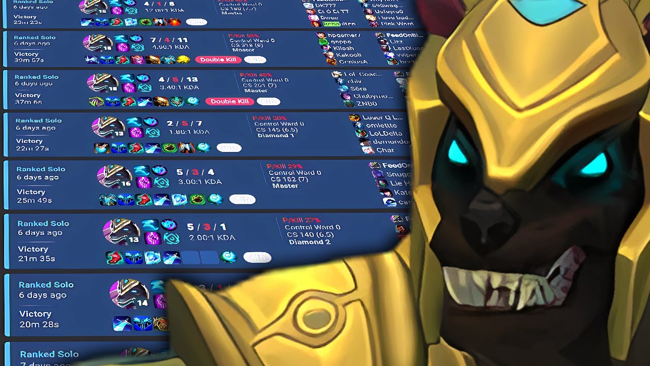 How I won 7 straight games to Grandmaster + why AP Nasus is GOOD!