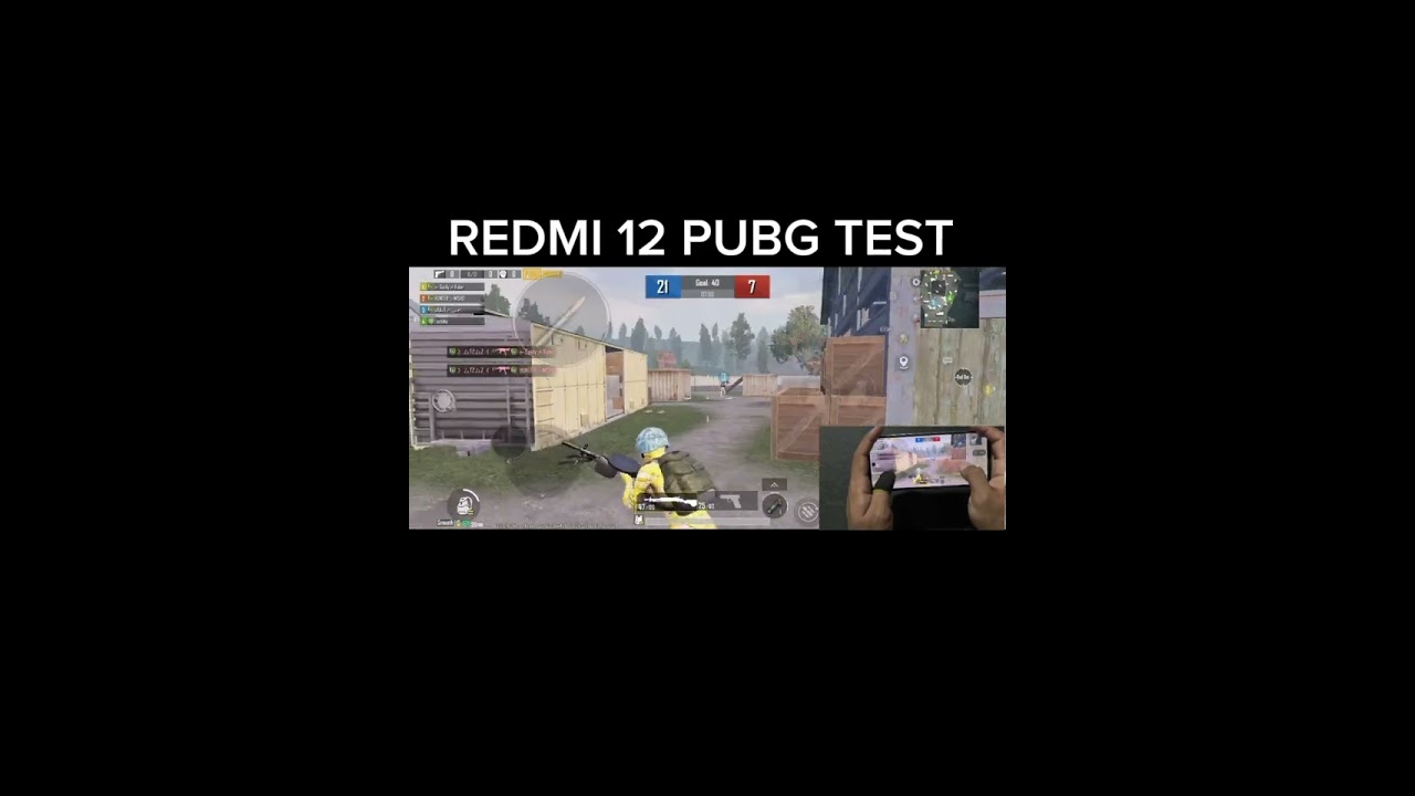 REDMI 12 PUBG TEST #shorts