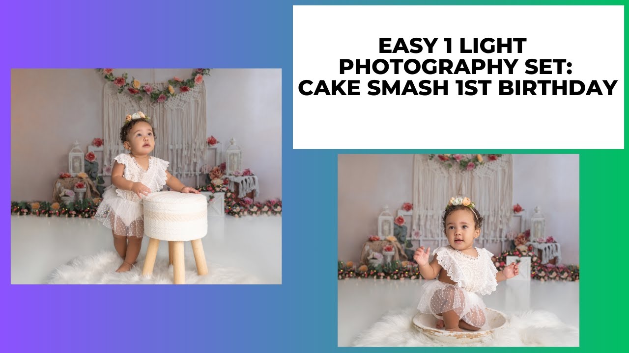Easy & Quick Cake Smash Setup : BTS