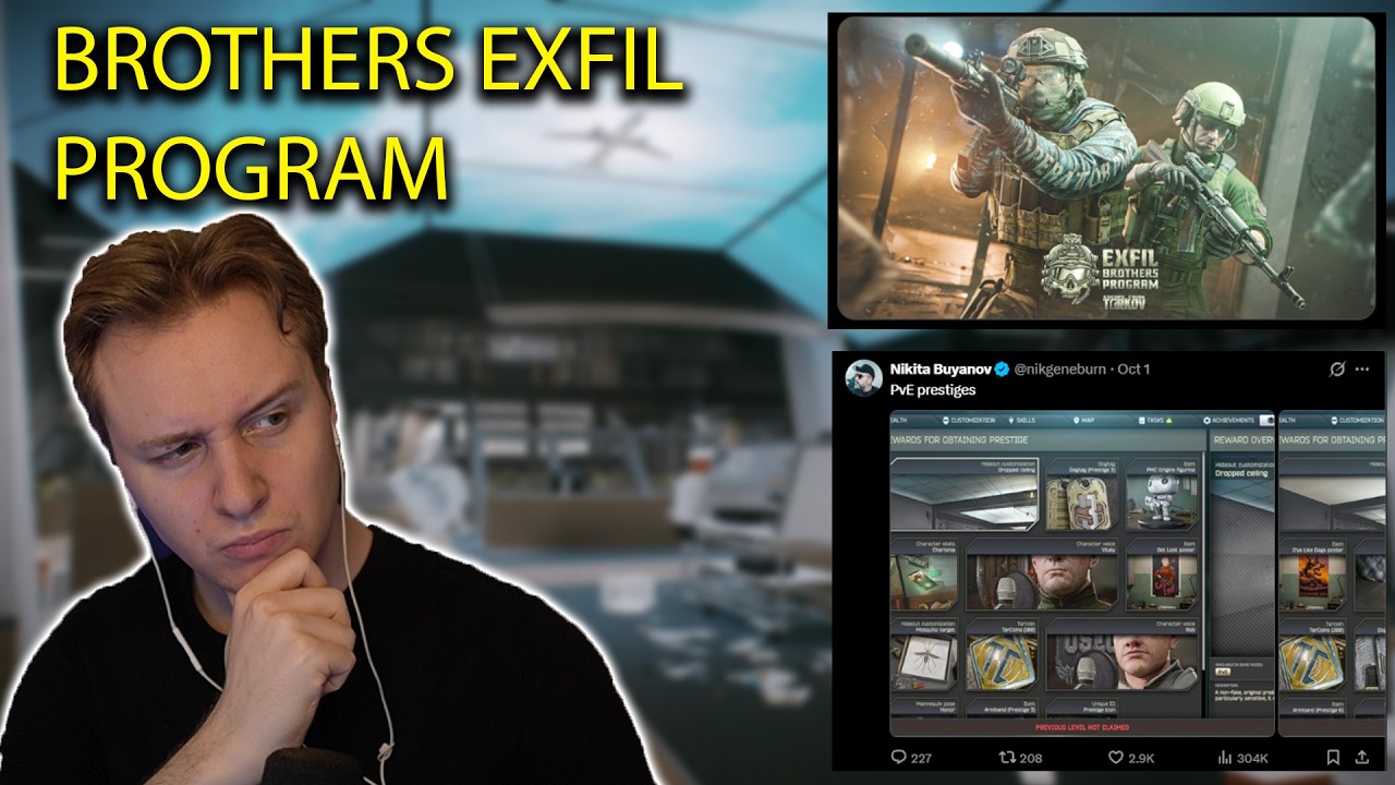 PVE Prestige, 60% Buff to skills leveling - Tarkov