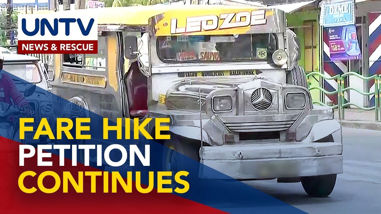 Transport groups keep fare hike petition despite increased passenger capacity