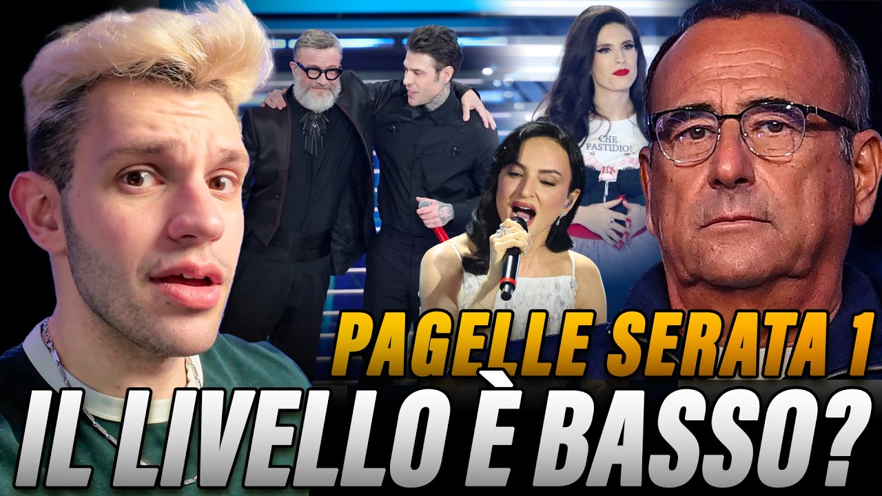 SANREMO 2026: PAGELLE della PRIMA SERATA💐 (livello BASSO?)