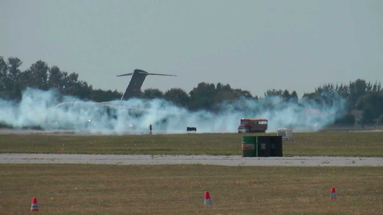 Extreme school bus with fighter jet engine races airplane must see