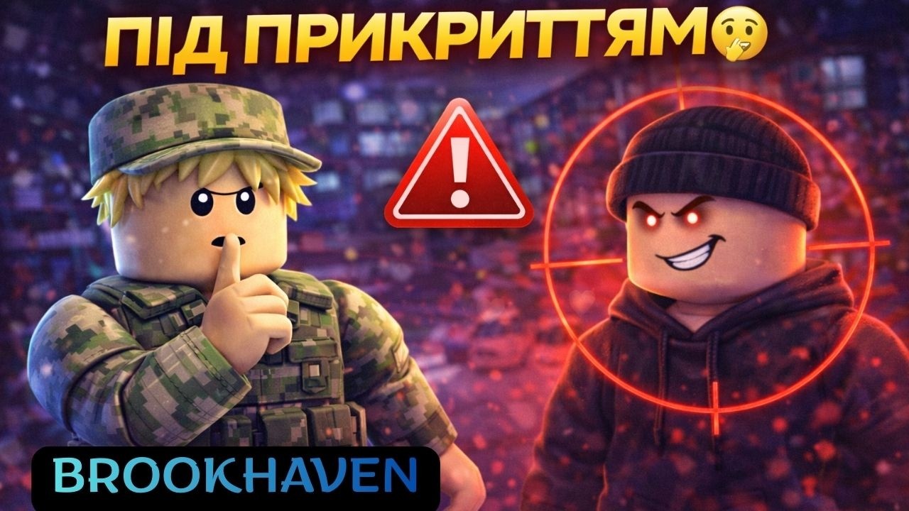 ВІЙСЬКОВА СПЕЦОПЕРАЦІЯ у BROOKHAVEN 🔥 Роблокс українською