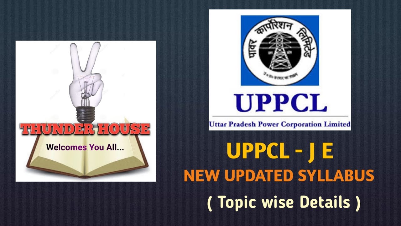 UPPCL-JE SYLLABUS/PATTERN OF UPPCL-JE SYLLABUS/UPPCL-JE MARKING SCHEME/THUNDER HOUSE | Thunder House