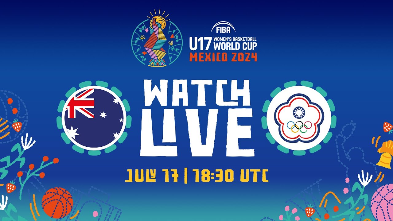 Australia v Chinese Taipei | Full Basketball Game | FIBA U17 Women's Basketball World Cup 2024