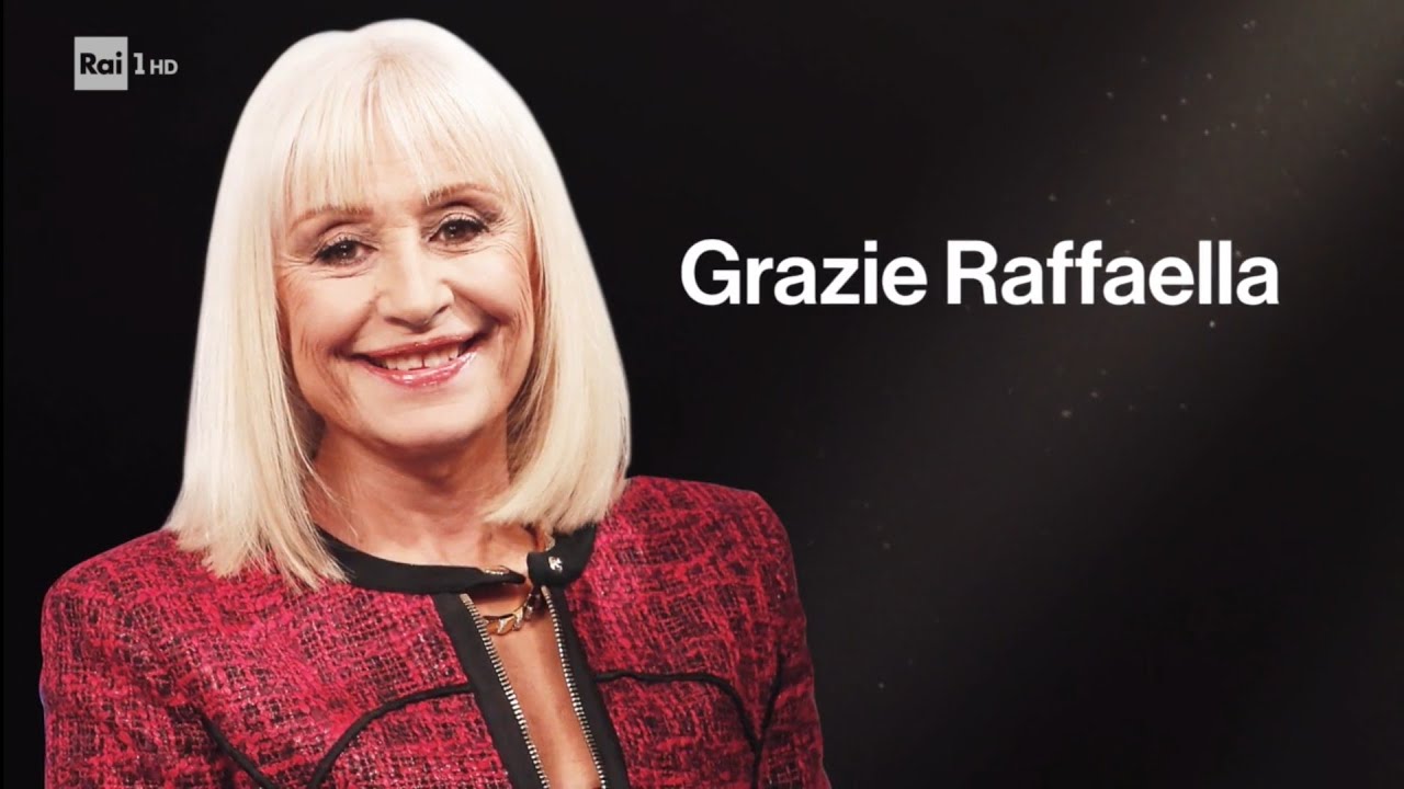 Il Tg1 saluta Raffaella con la sua canzone Innamorata... 🌟