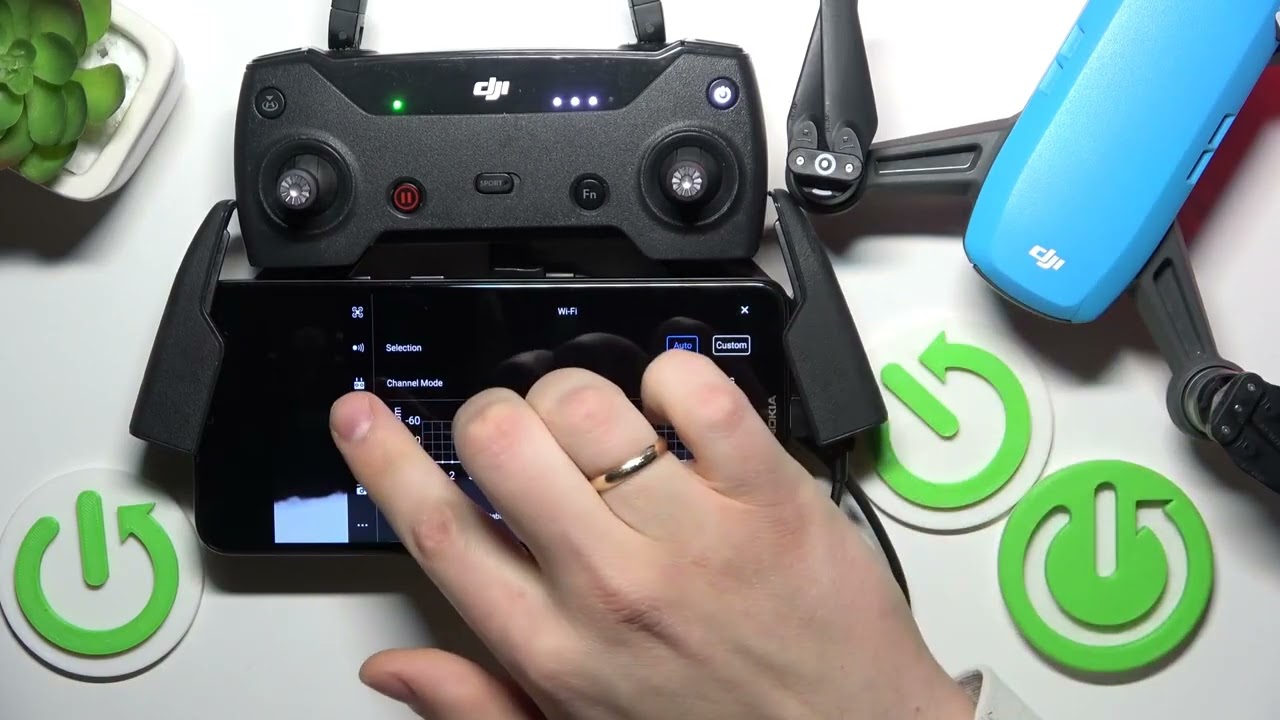 DJI SPARK – Como definir manualmente o canal Wi‑Fi