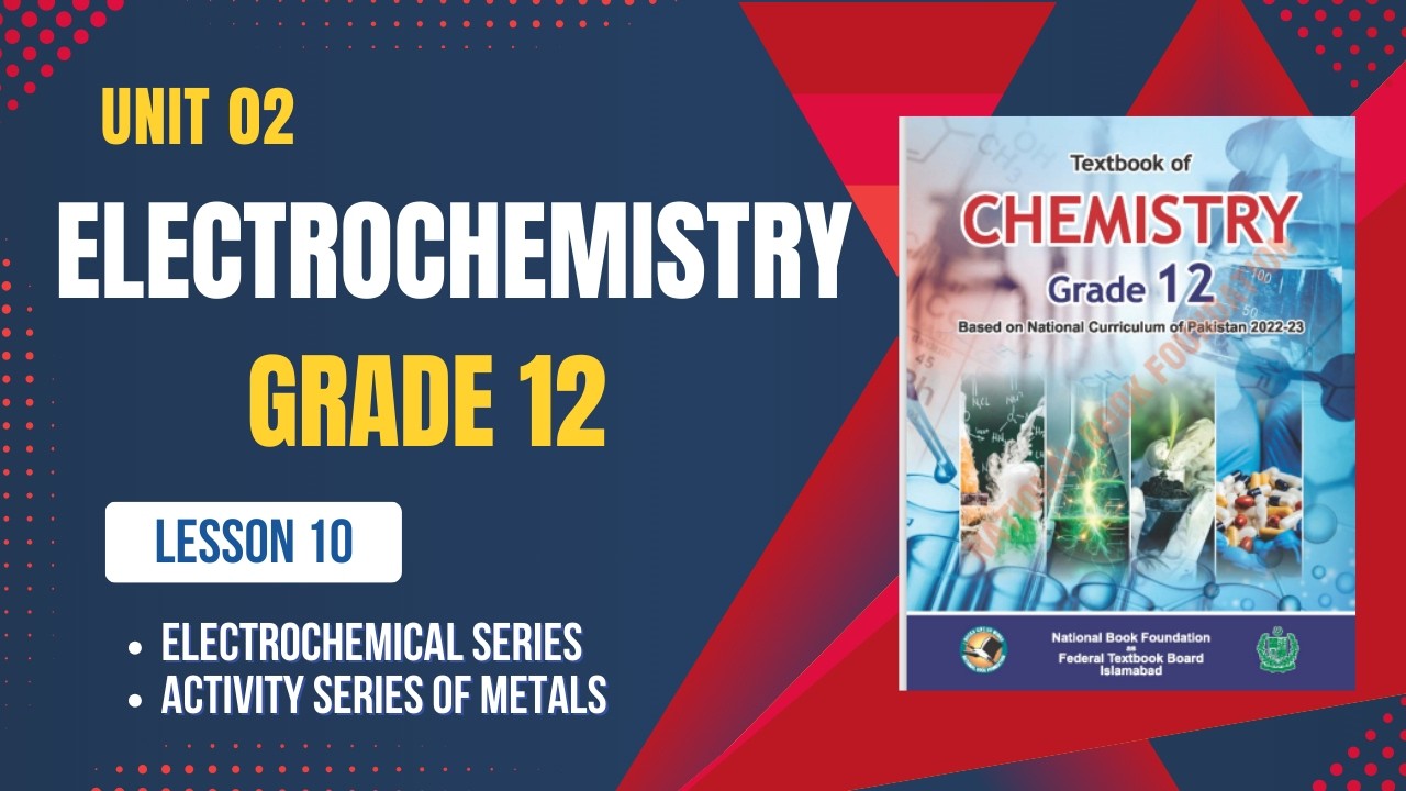 Unit 2 | Electrochemistry | Electrochemical Series | Activity Series of Metals | New Syllabus