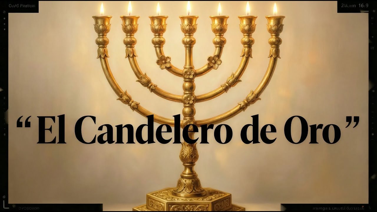 El Candelero de Oro: El Secreto que Dios Reveló en el Tabernáculo ✝️#videoviral #candeleroDeOro #fe