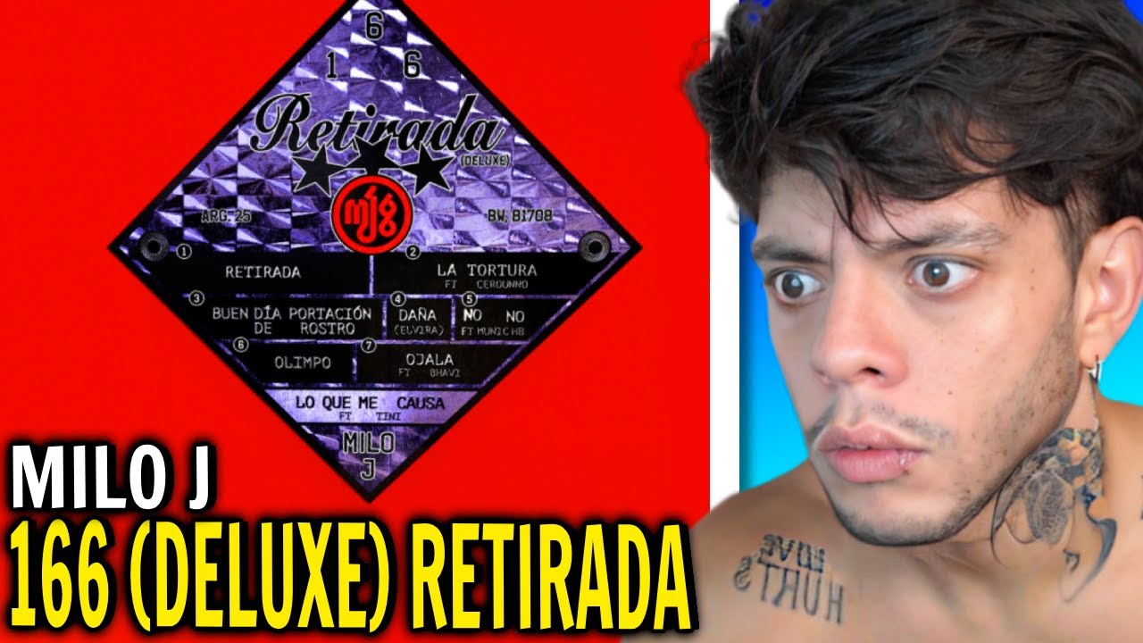 REACCIÓN al nuevo ALBUM de MILO J 166 (DELUXE) retirada