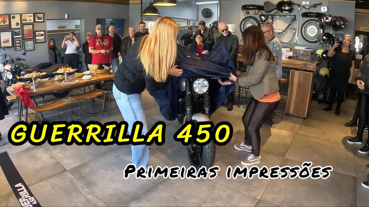 GUERRILLA 450 LANÇAMENTO E PRIMEIRAS IMPRESSÕES