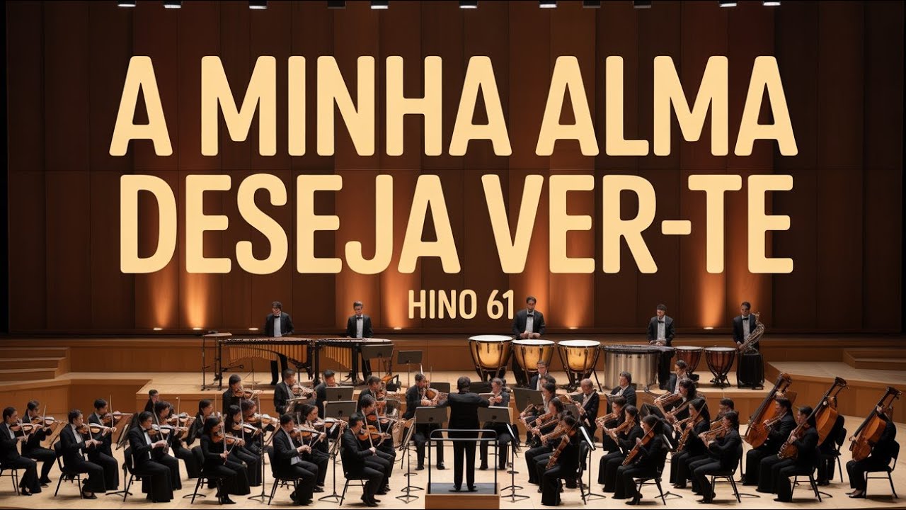 A MINHA ALMA DESEJA VER-TE | HINO 61 (Orquestra Emaús)
