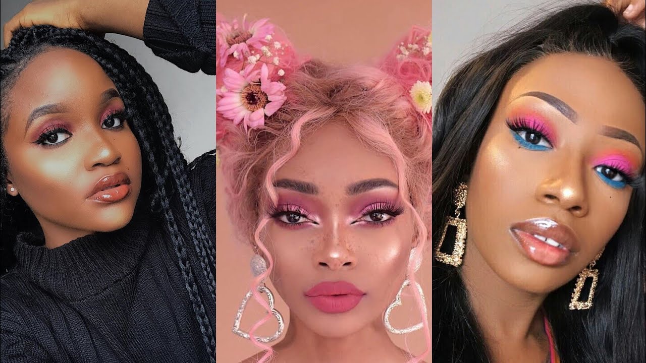 DARK SKIN MAKEUP TUTORIAL COMPILATION💟 FOR BEGINNERS |2019