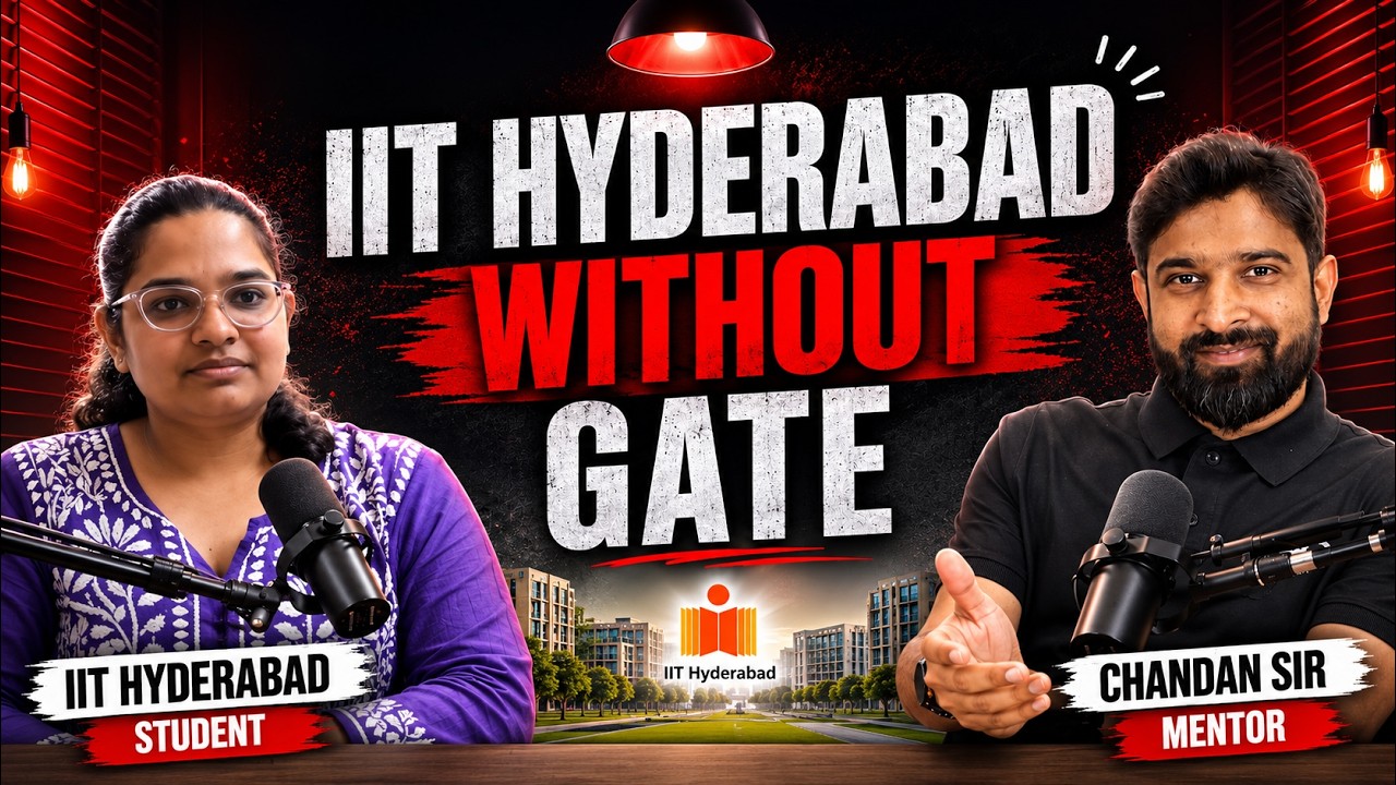 IIT Hyderabad Without GATE 😱 Real Admission Process Explained | IITian Reveals All 🔥