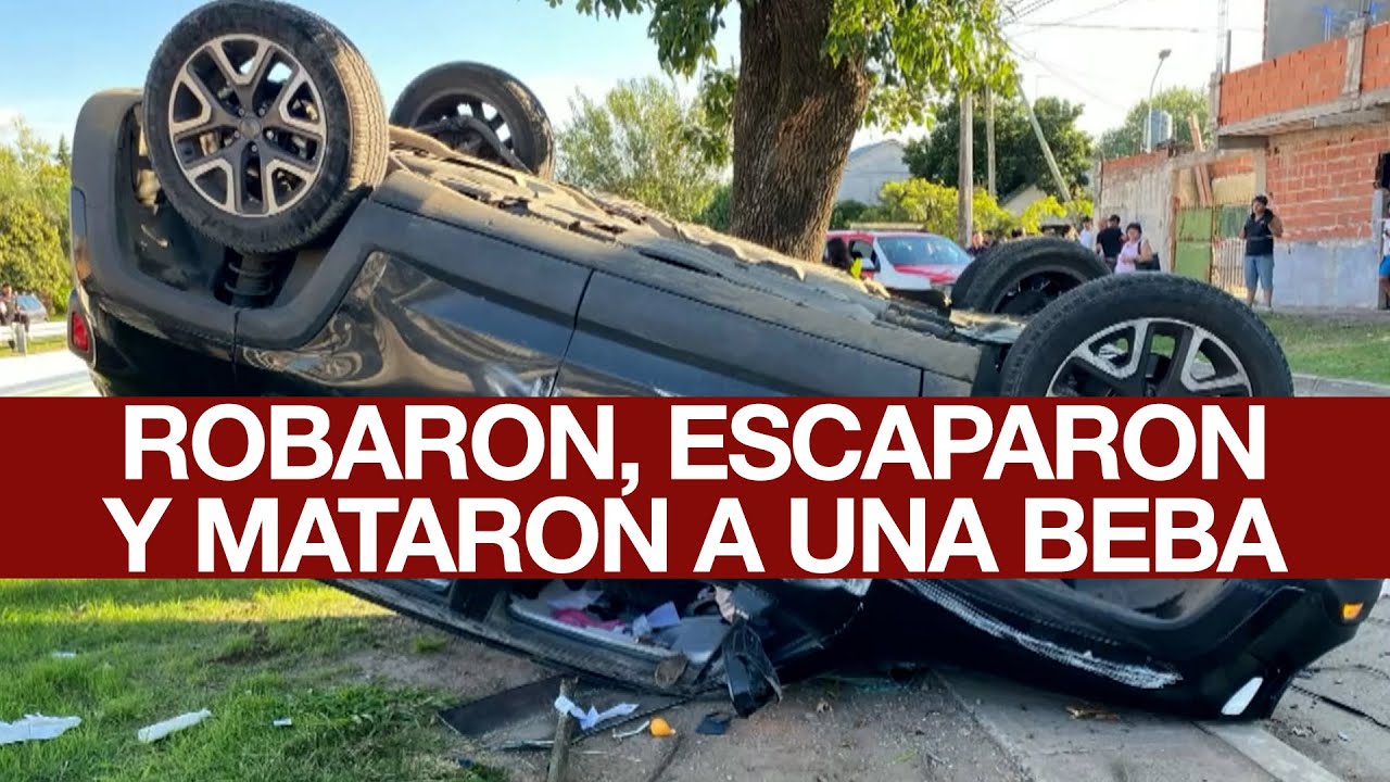ROBO Y TRAGEDIA: MURIÓ UNA BEBA DE 11 MESES TRAS UNA PERSECUCIÓN EN PABLO NOGUÉS