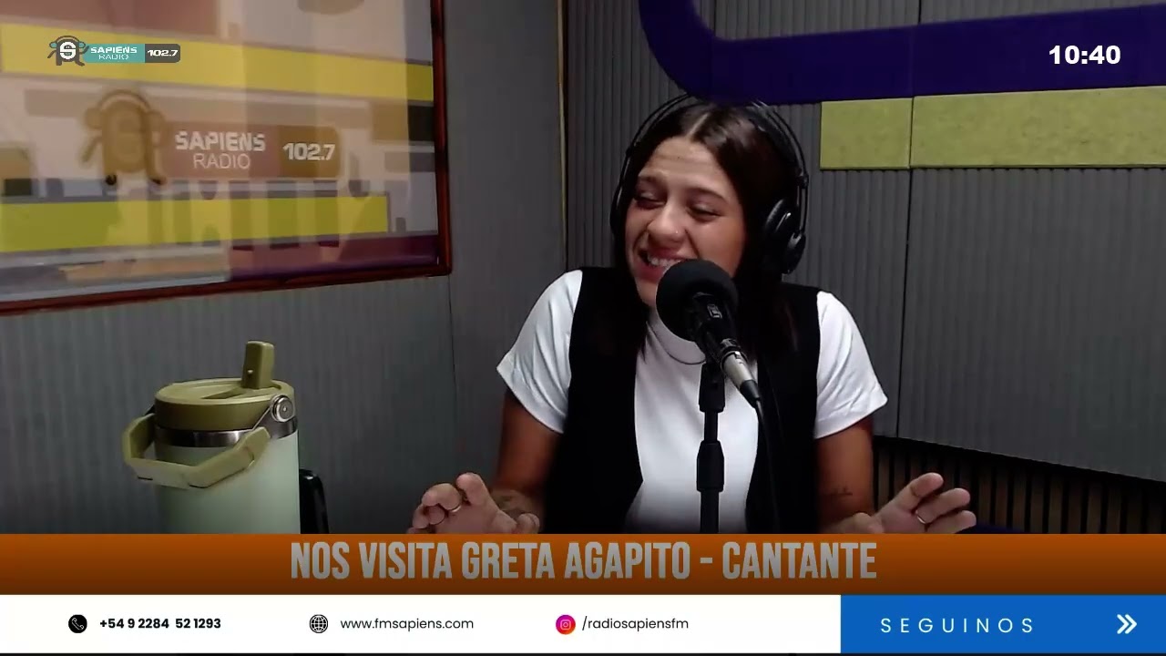 Nos visitó GRETA AGAPITO, cantante de 19 años que nos cuenta su experiencia en canal 9.