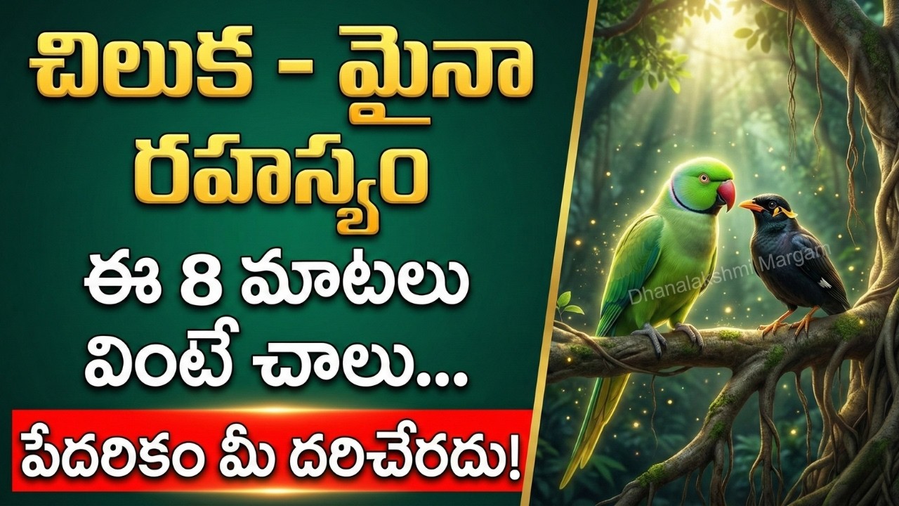చిలుక మైనాకు చెప్పిన ఆ 8 మాటలు.. ఇవి తెలిస్తే మీ ఇంట డబ్బే డబ్బు!