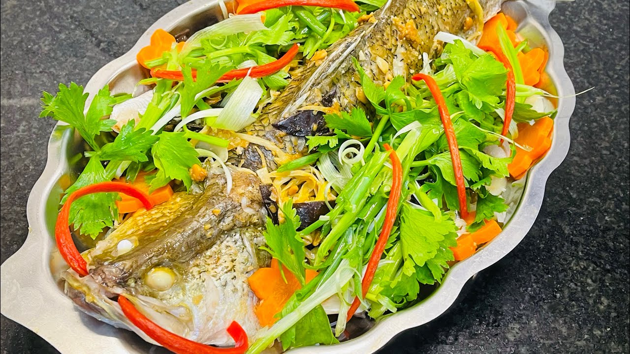 Cách làm cá chẽm chưng tương thơm ngon chuẩn vị nhà hàng