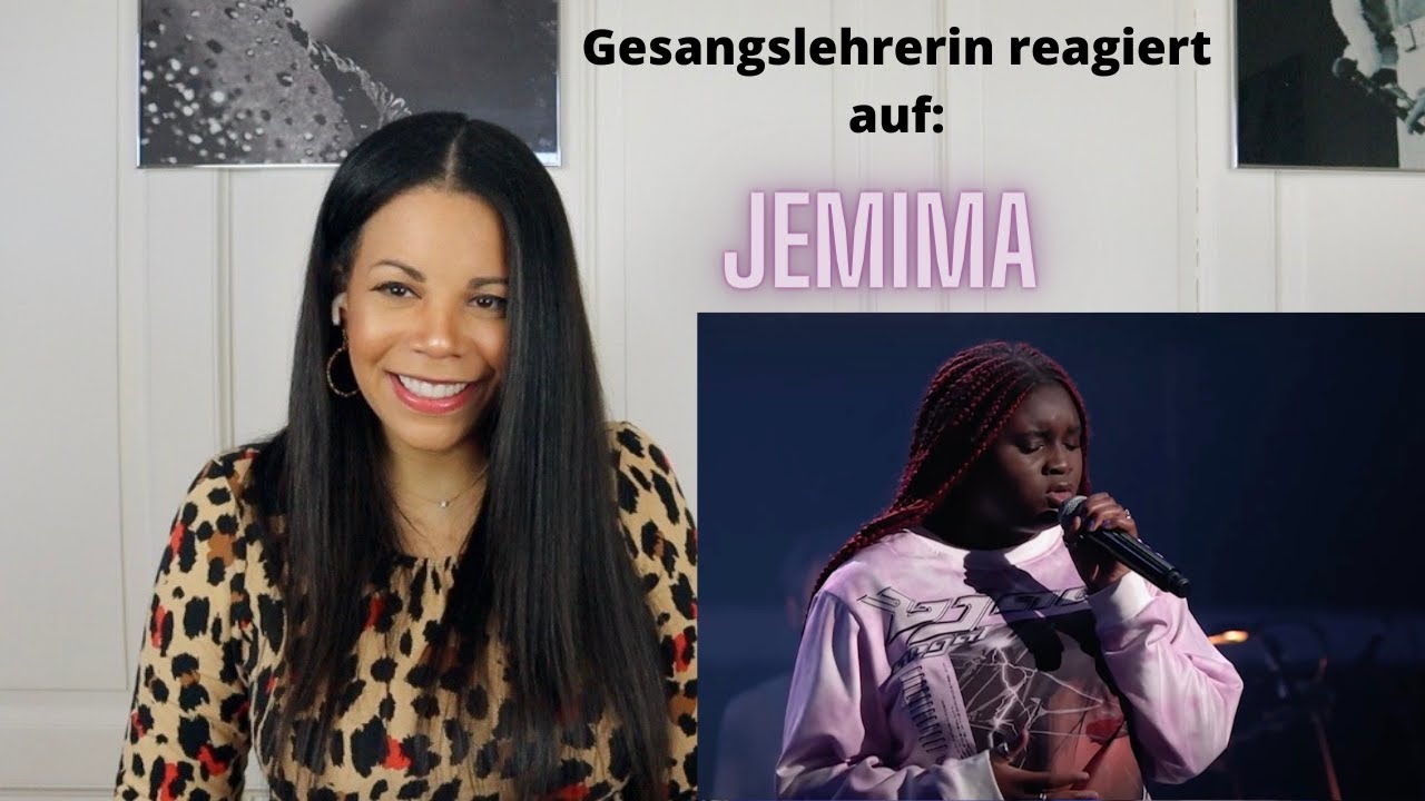 Gesangslehrerin reagiert auf Jemima | Say Something I Blind Auditions | The Voice Kids 2022