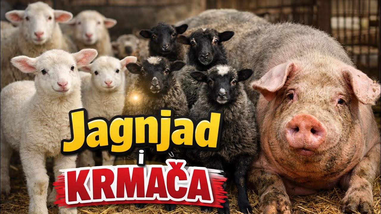 STANJE NA IMANJU - JAGNJAD, OVCE I KRMAČA PRED SVINJOKOLJ