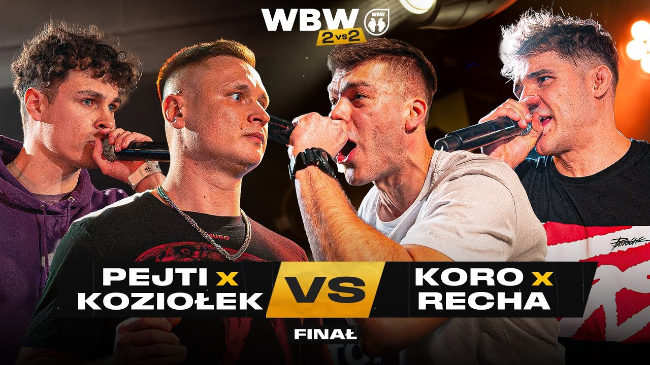 KORO/RECHA 🆚 KOZIOŁEK/PEJTI 🎤 WBW 2vs2 Freestyle Bitwa Dw&oacute;jek 2025 (Finał)