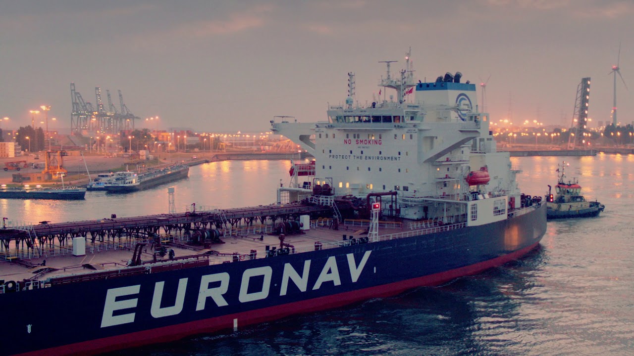 Euronav Cap Quebec entering Port of Antwerp