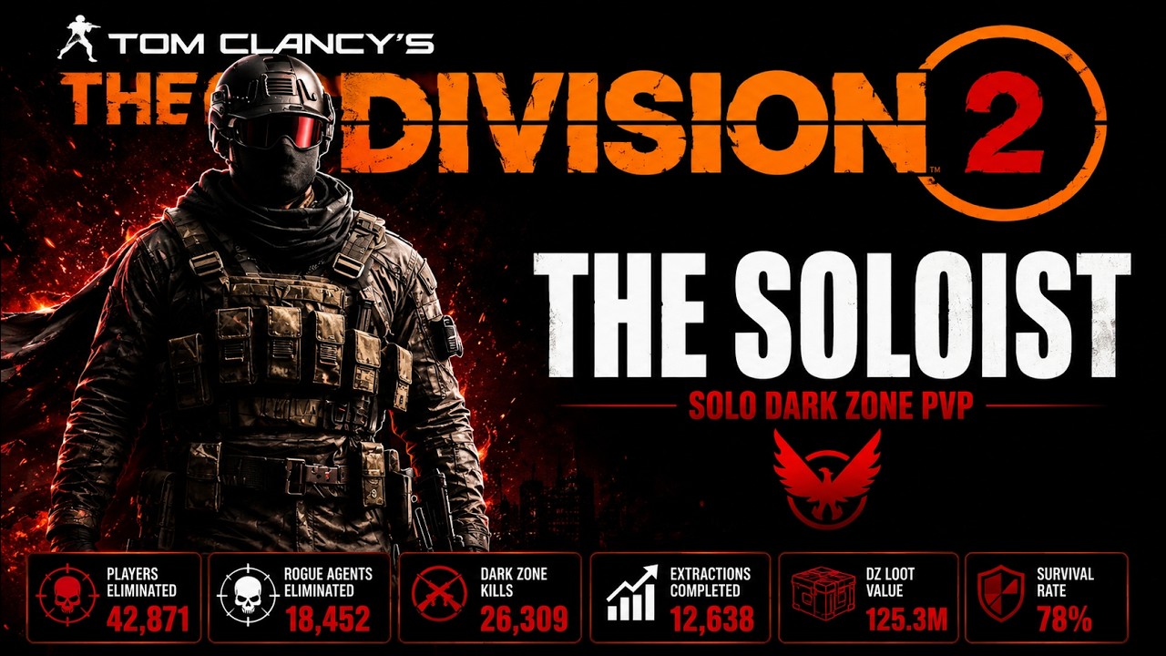 I Went Solo Dark Zone, Stole His Loot & Went Manhunt - The Division 2 Dark Zone | Armor Regen | Y7S3
