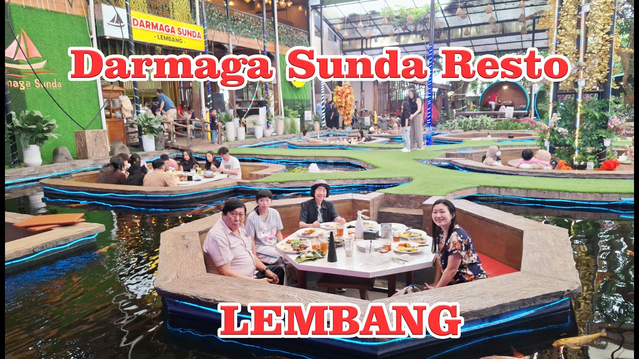 REVIEWS RESTAURANT DARMAGA SUNDA LEMBANG BERASA SEPERTI MAKAN DI DALAM KOLAM IKAN.