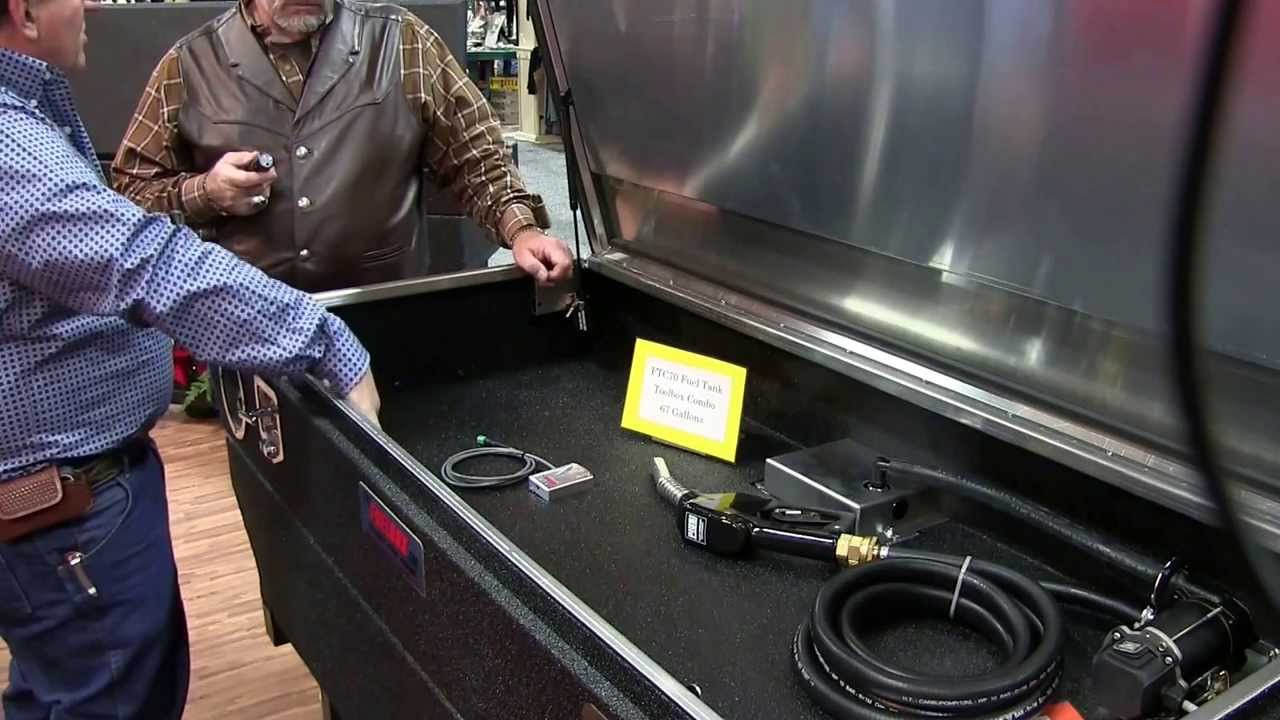 MrTruck reviews The Fuel Box at the NFR in Vegas fuel tank review fuel tank-tool box