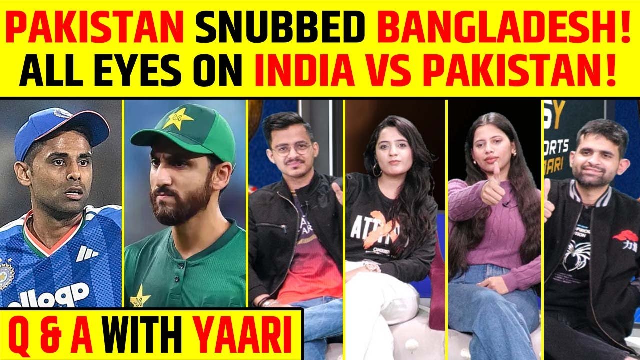 🔴Q/A WITH YAARI: PAKISTAN ANNOUNCED TO T20 WORLD CUP SQUAD, ALL EYES ON INDIA VS PAKISTAN!