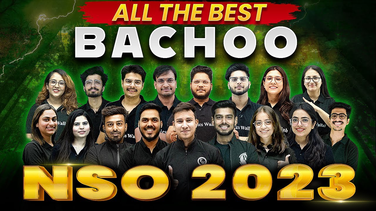 All the Very Best Bachoo for NSO 2023 🔥✨ | Olympiad Wallah