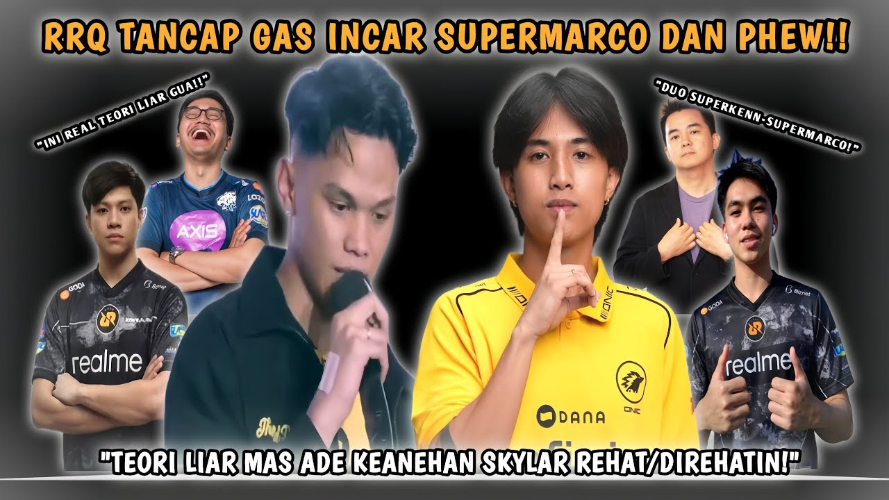 RRQ GAK MAU KALAH INCAR PEMAIN TIER SS+! TEORI MAS ADE TENTANG KEANEHAN SKYLAR DI ONIC!!